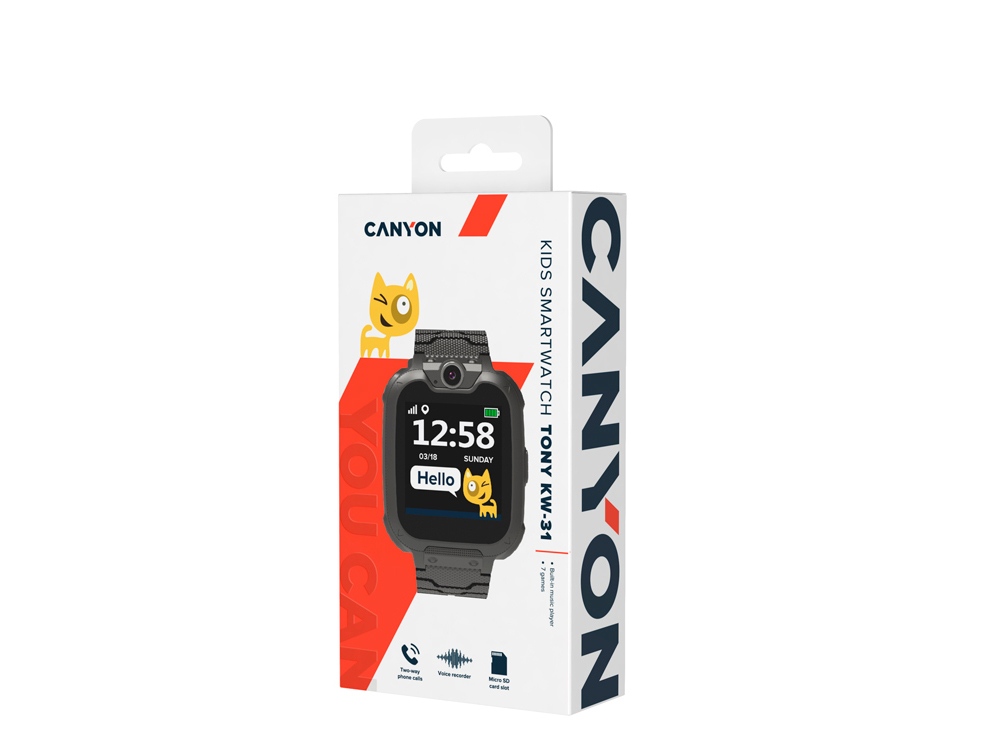 Детские часы Canyon Tony KW-31, черный-5