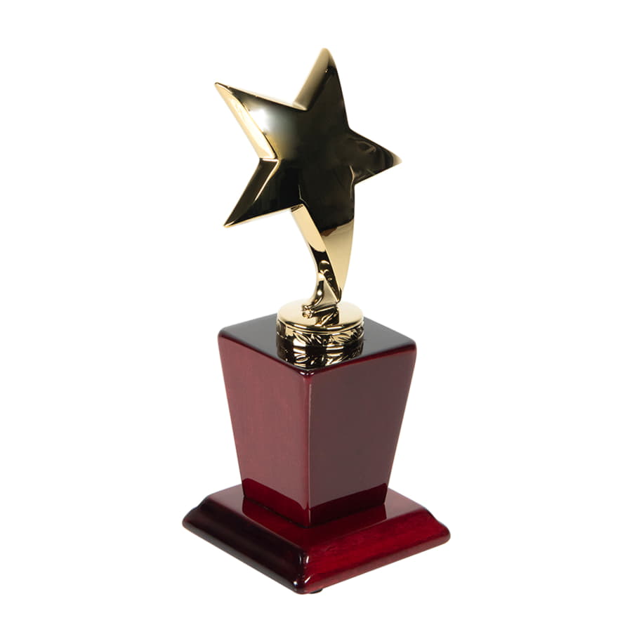 Стела  "Звезда", желтый, коричневый-1