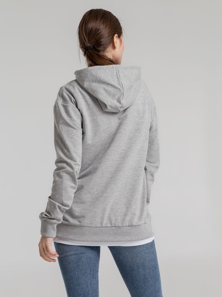 Толстовка с капюшоном Unit Kirenga, серый меланж-4