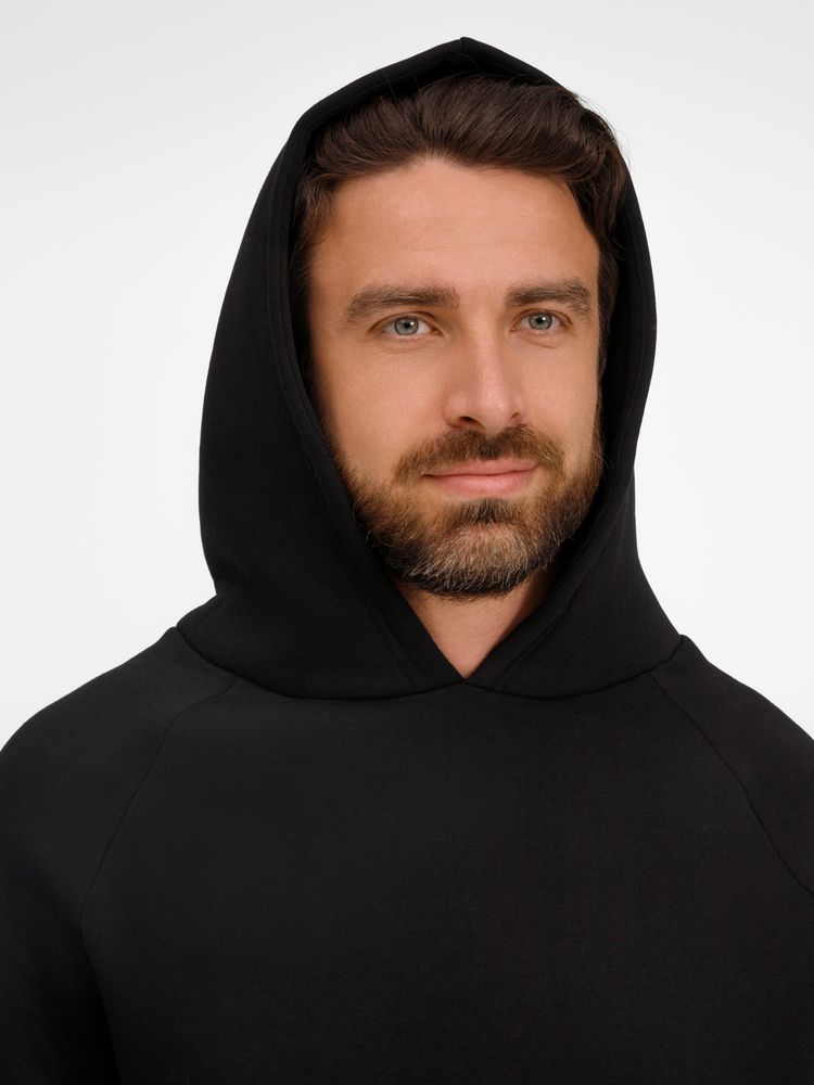 Худи унисекс оверсайз Easy Street, черное-3