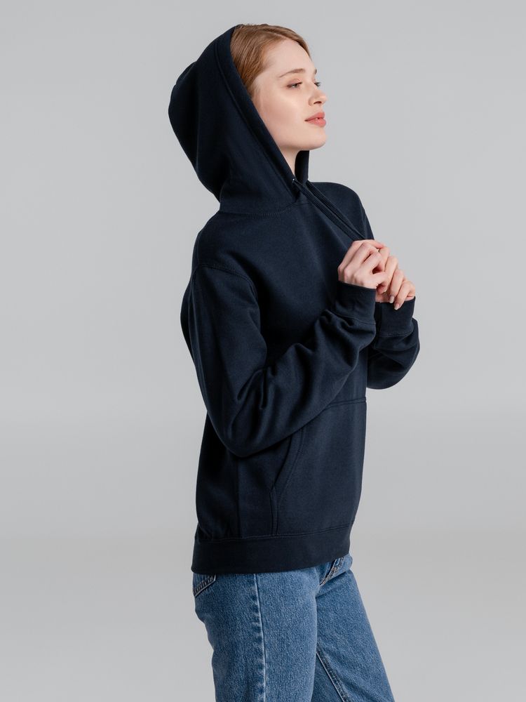 Толстовка с капюшоном Slam 320, темно-синяя-5