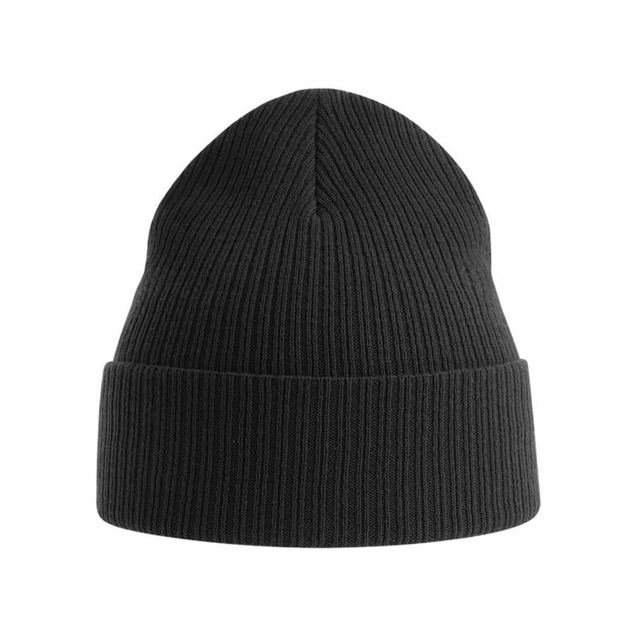 Шапка с отворотом NELSON из органического хлопка, черный-2