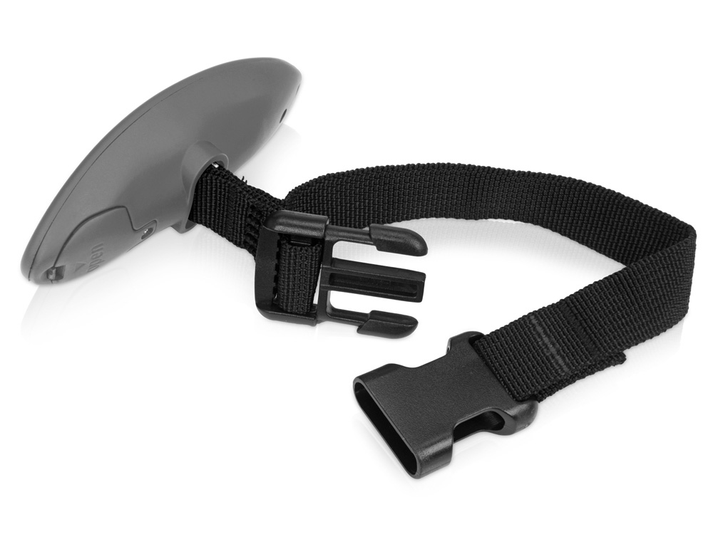 Багажные весы с покрытием soft touch Gravity, серый-5