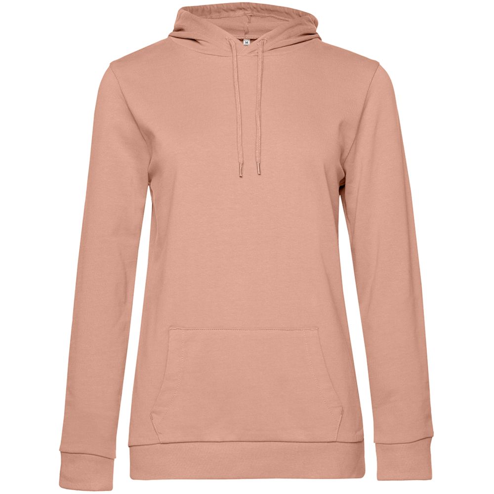 Толстовка с капюшоном женская Hoodie, бежевая (nude)-0
