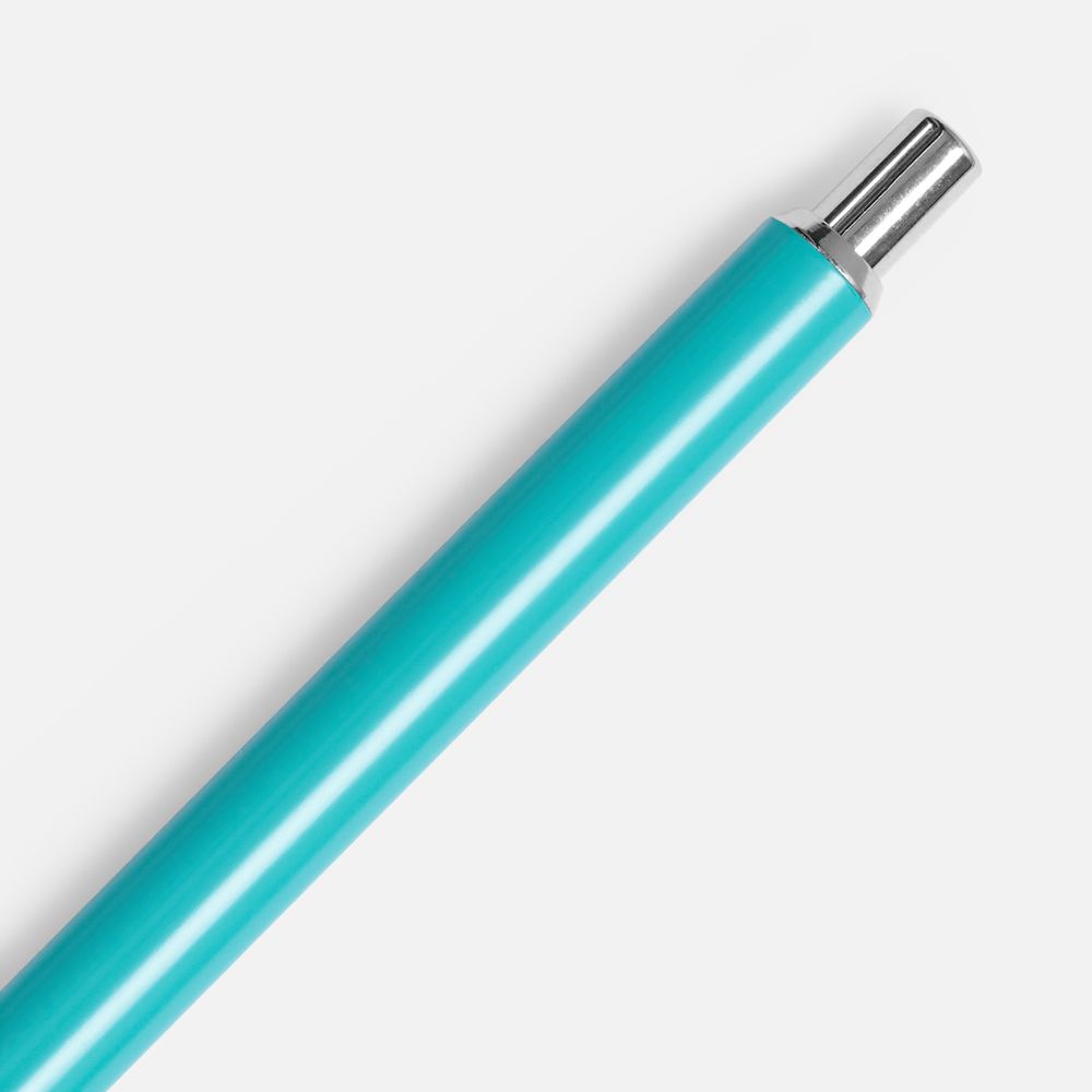 Ручка шариковая Slim Beam, бирюзовая-1