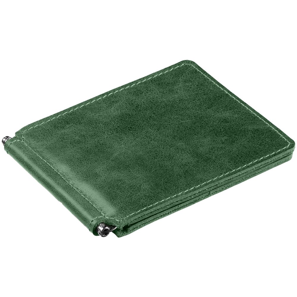 Зажим для купюр Apache, темно-зеленый-1