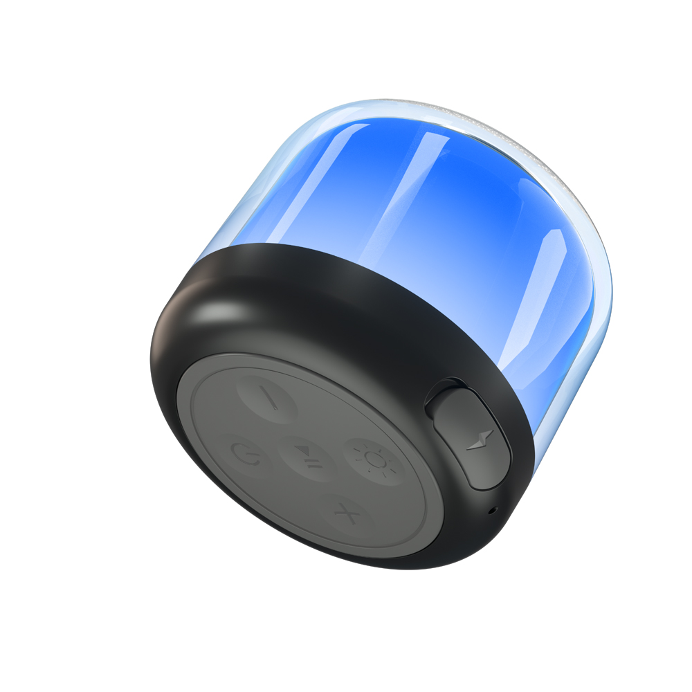 Колонка беспроводная MyTone Light Sound со светомузыкой, Черный-2