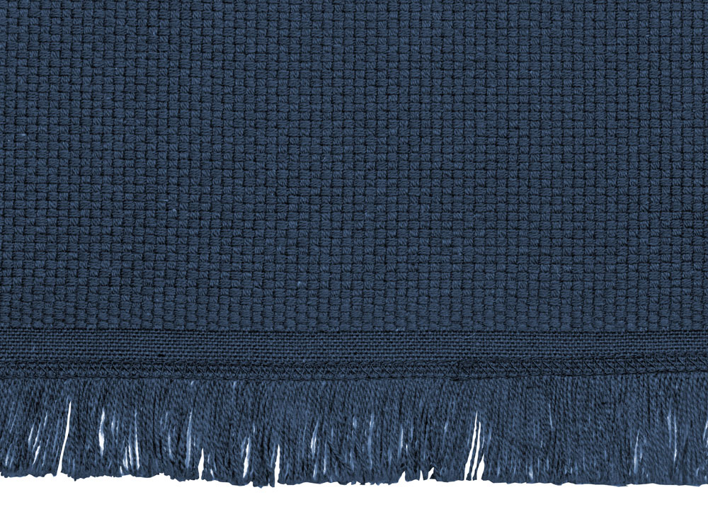 Плед Lina133x180 см., 100% хлопок, синий-1