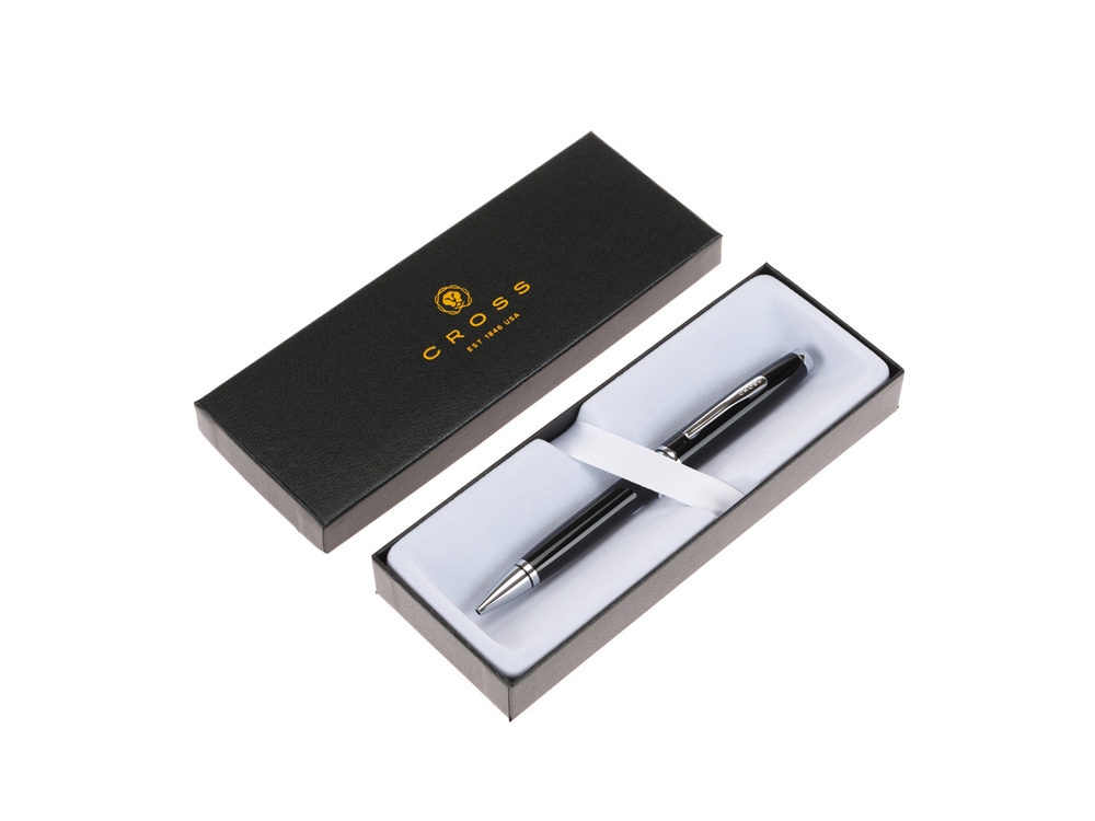 Шариковая ручка Cross Coventry Black Lacquer, черный-1