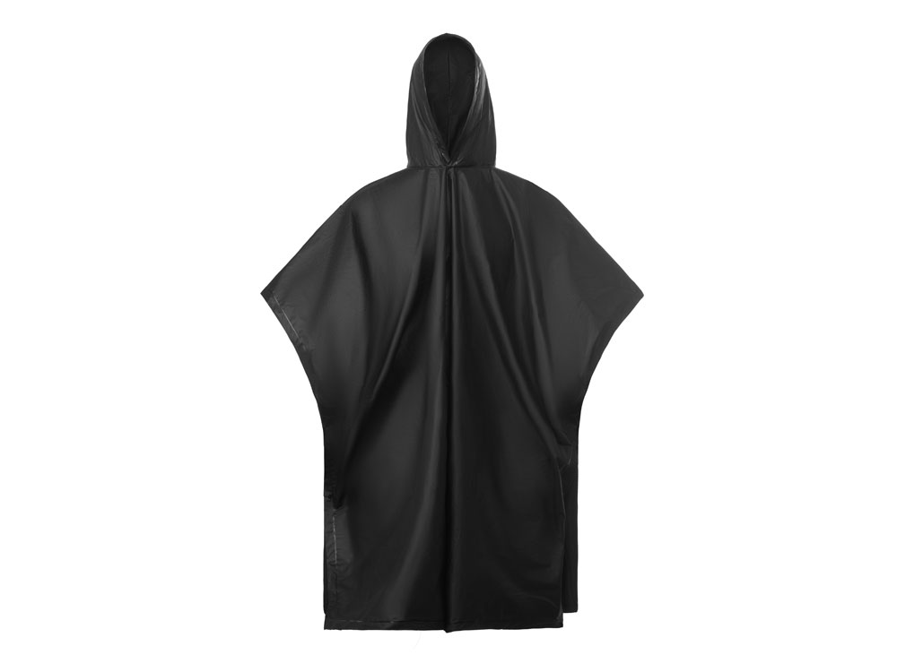 Пончо Hawaii c чехлом унисекс, черный-7