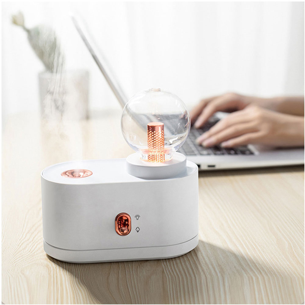 Светодиодный USB арома увлажнитель Orlean, Белый-3