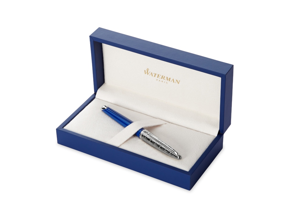 Шариковая ручка Waterman Expert 3, цвет: Stainless Steel CT, стержень: Mblue-6