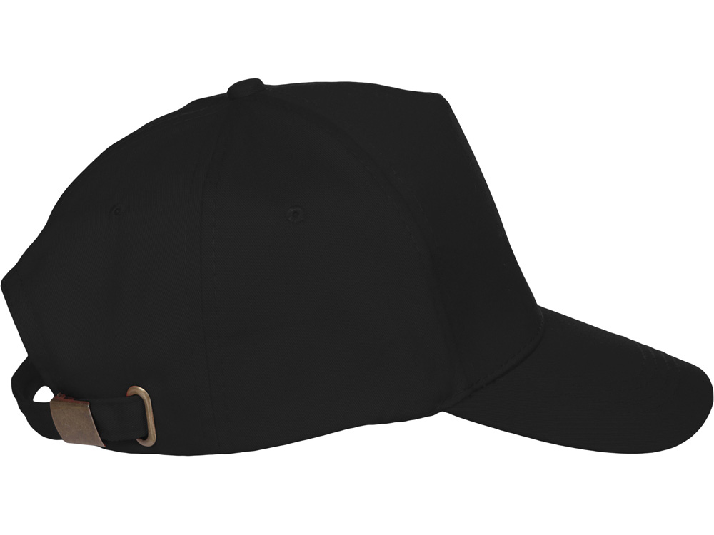 Бейсболка Мемфис 230 5-панельная, цвет черный-4
