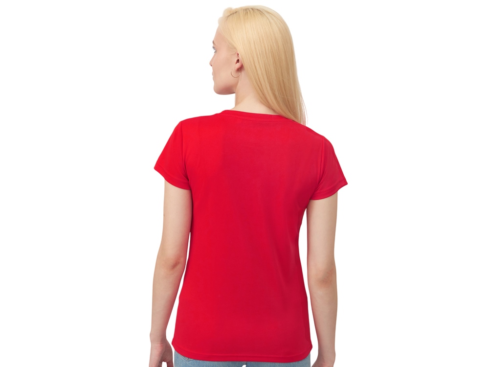 Футболка спортивная Verona женская, красный-2