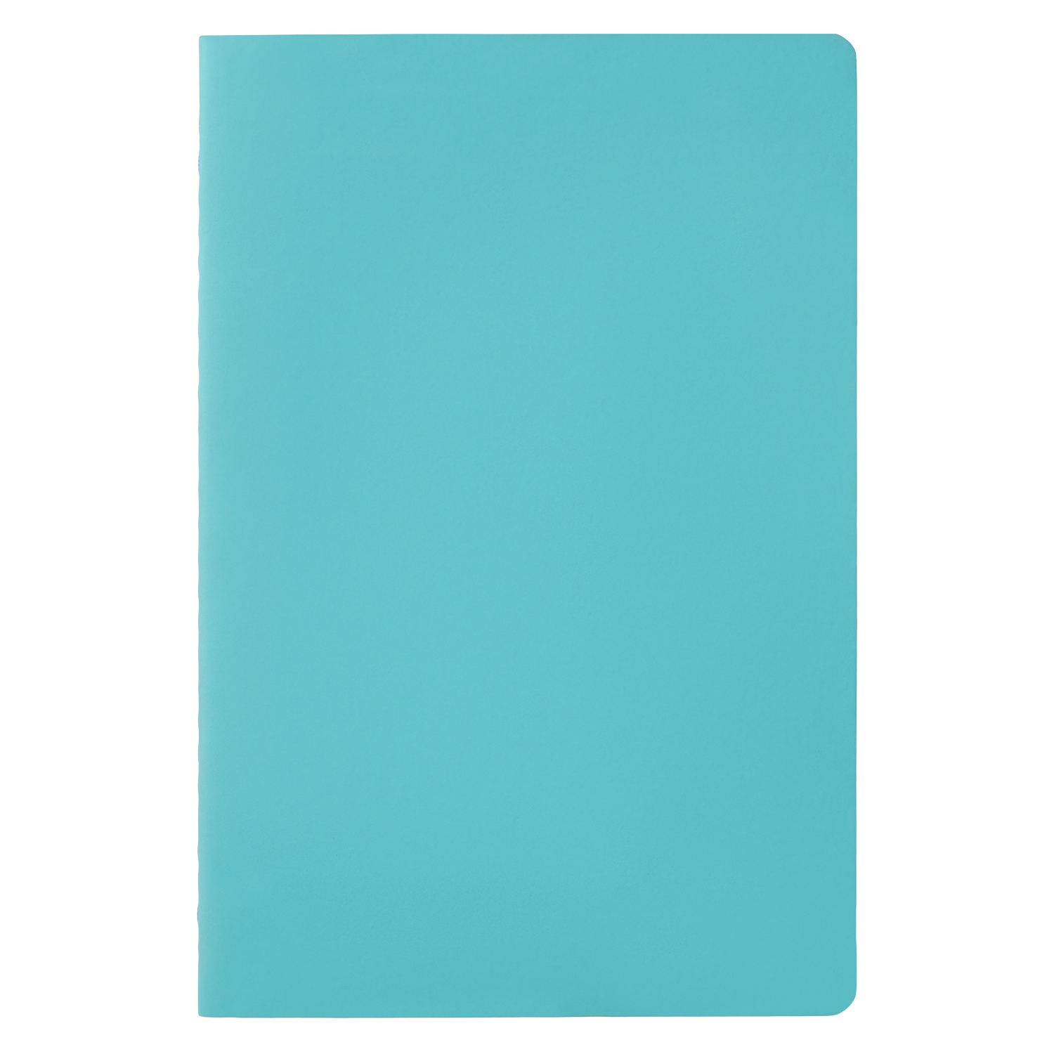 Блокнот Alpha slim, лазурный-3