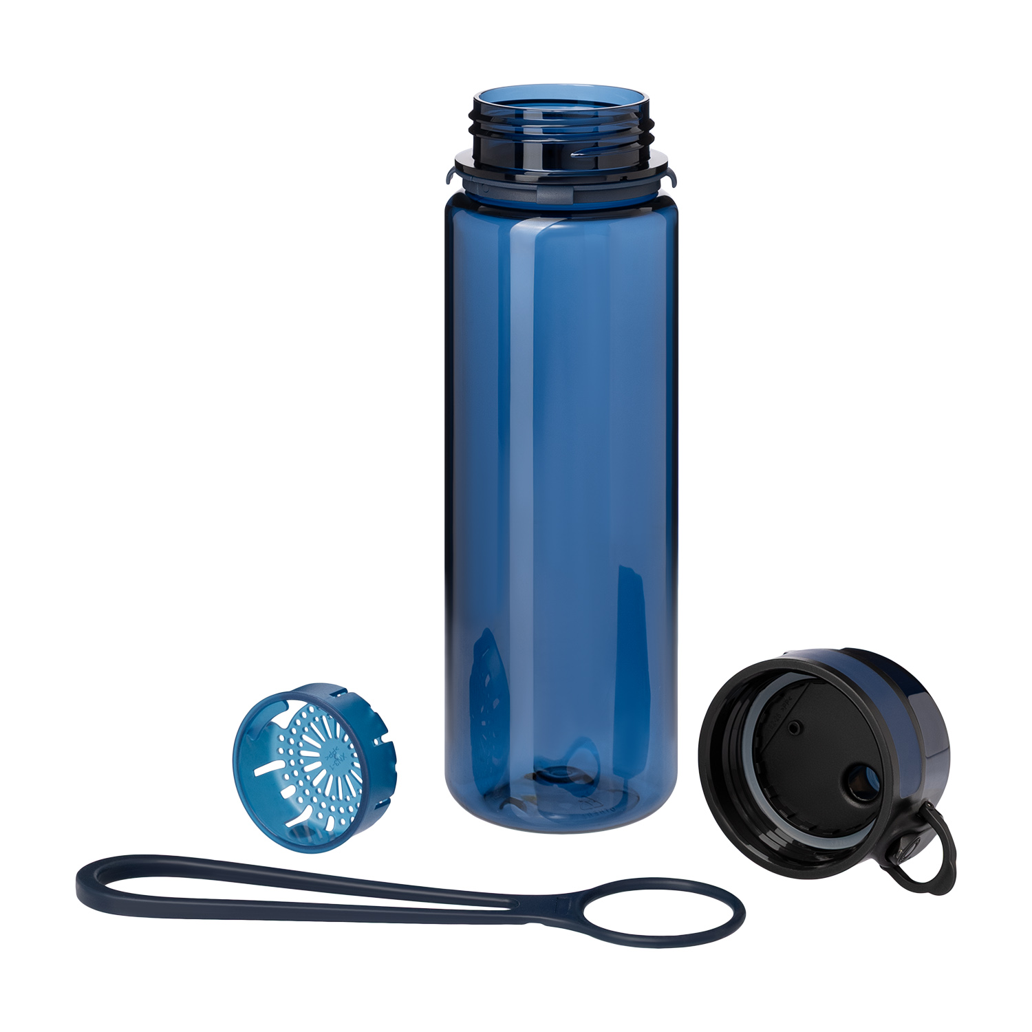 Бутылка для воды Комо (Como), синяя-7