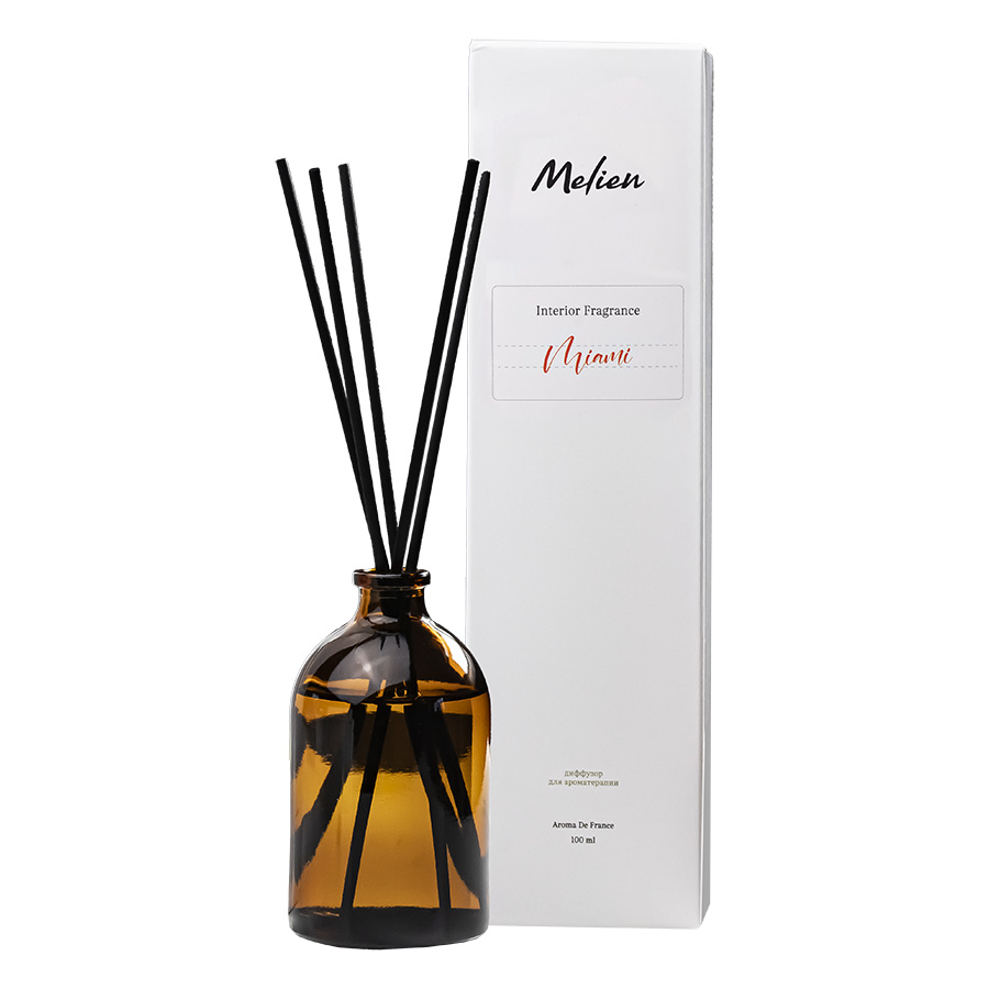 Парфюм для интерьера с аромадиффузором по мотивам Miami,100мл, стекло, красный-0