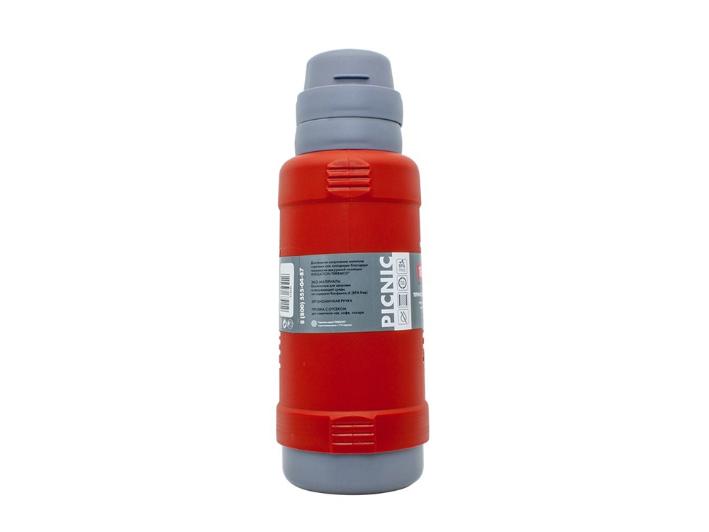 Термос со стеклянной колбой тм THERMOS PICNIC 40 Series Red 1,0L-5