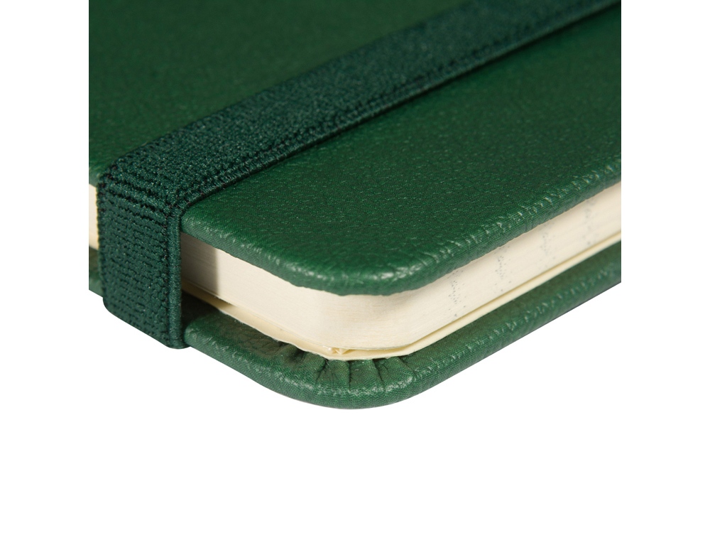 Блокнот А5  City на резинке, зеленый-3