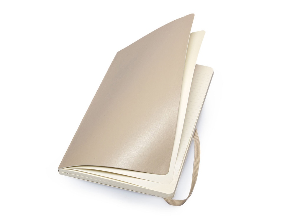Записная книжка Moleskine Classic Soft (в линейку), Large (13х21см), бежевый-1