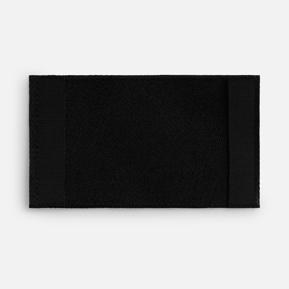 Лейбл тканевый Epsilon, M, черный-2