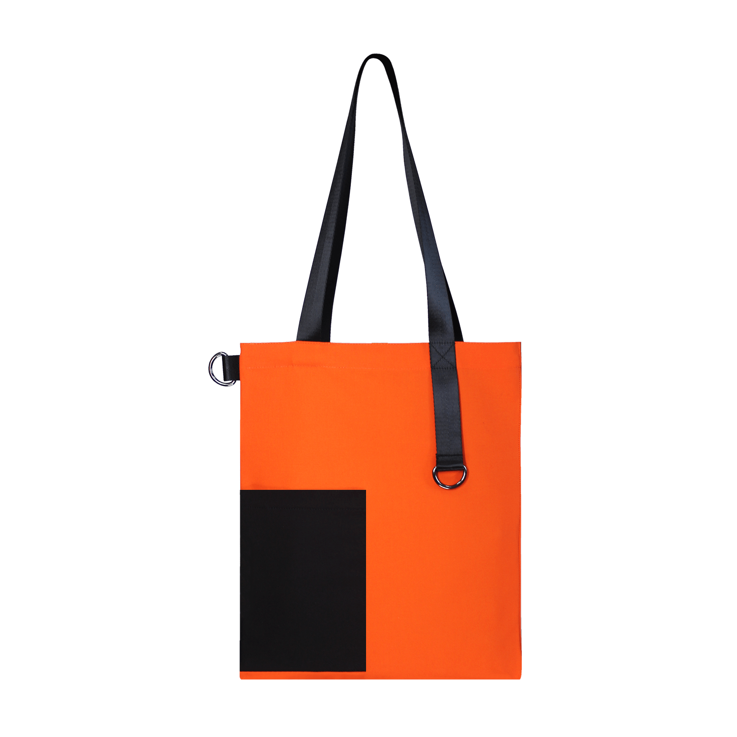 Шоппер Superbag Color (оранжевый с чёрным)-1