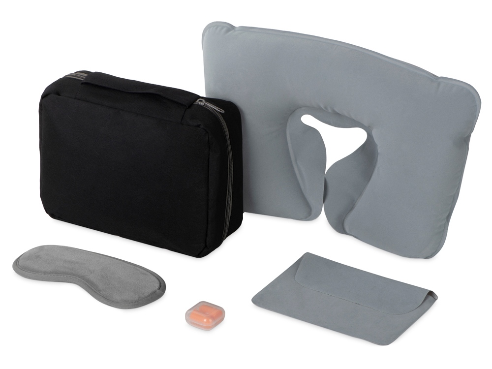 Набор для путешествий Comfy Flight, черный-0