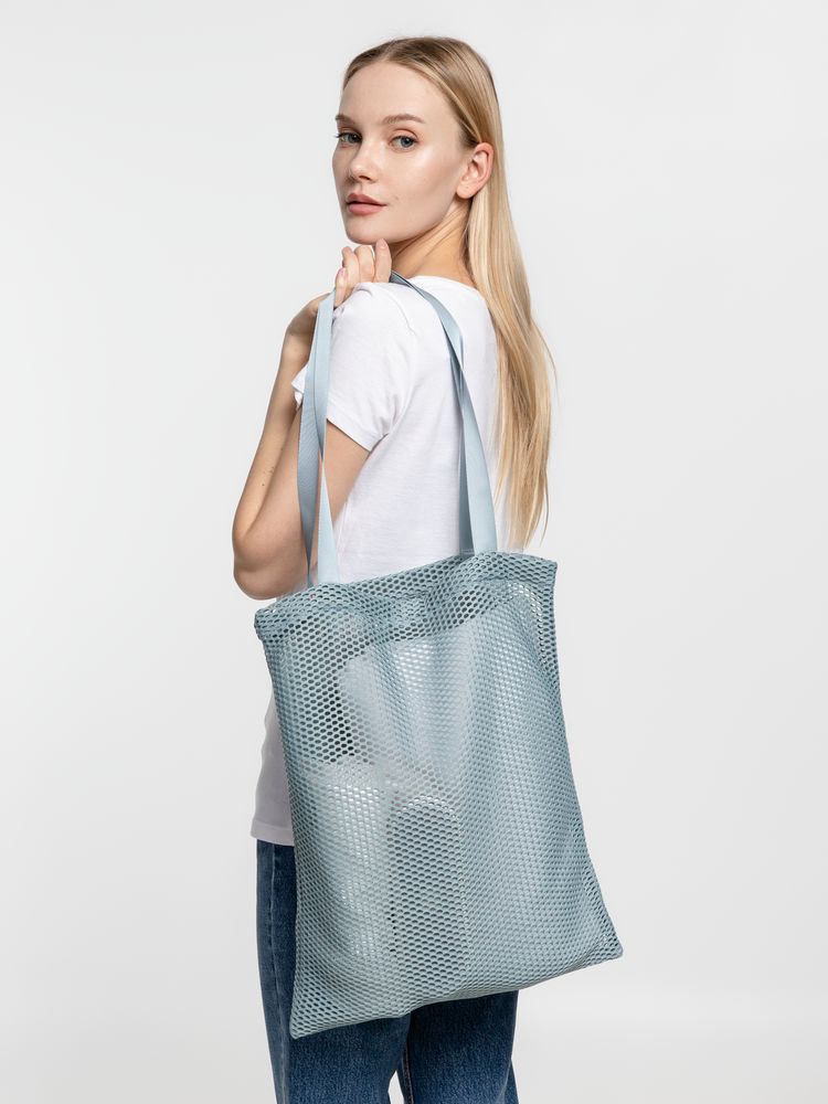 Шопер Verkko, серо-голубой-3