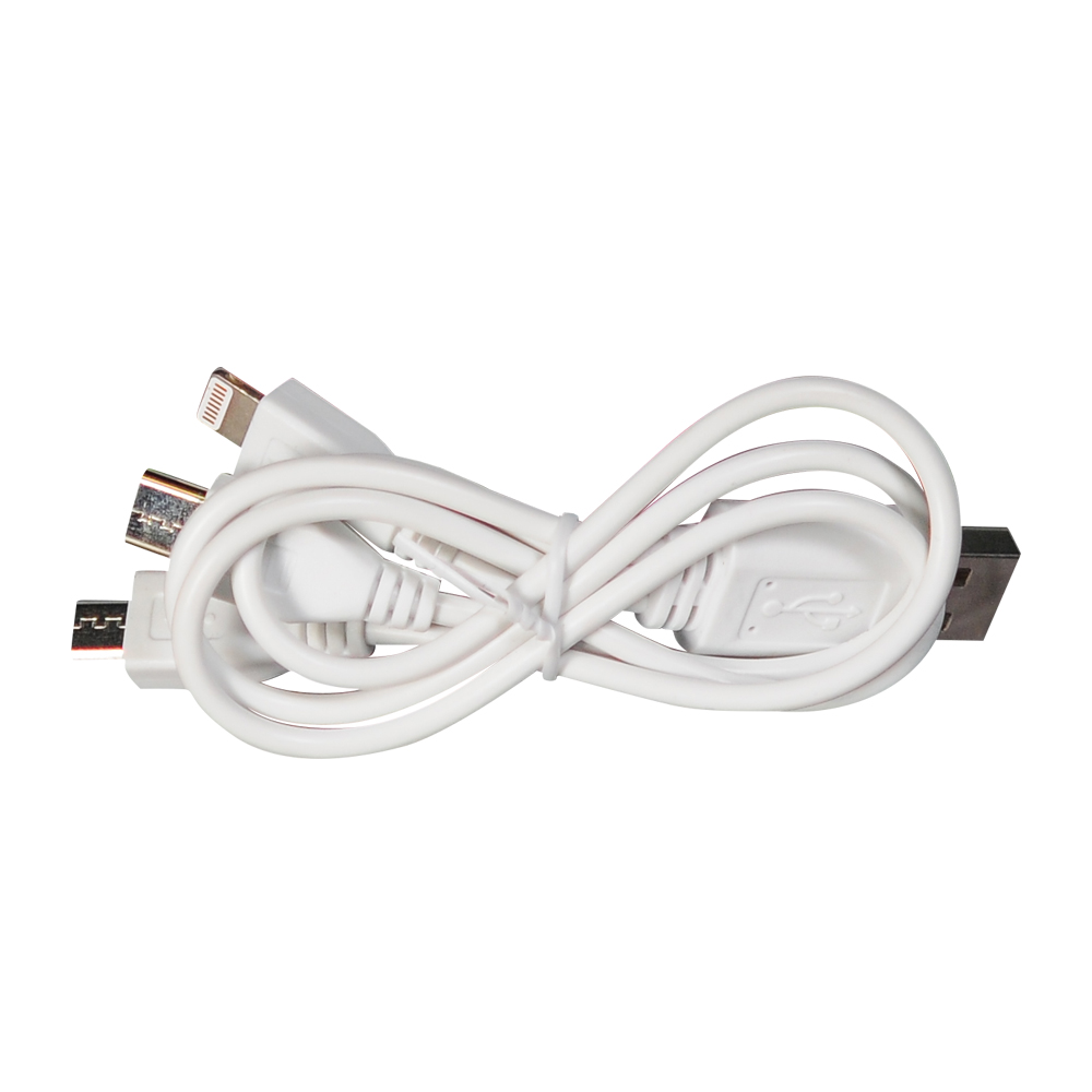 Внешний аккумулятор с подсветкой, Starlight PB, 5000 mAh, белый-4