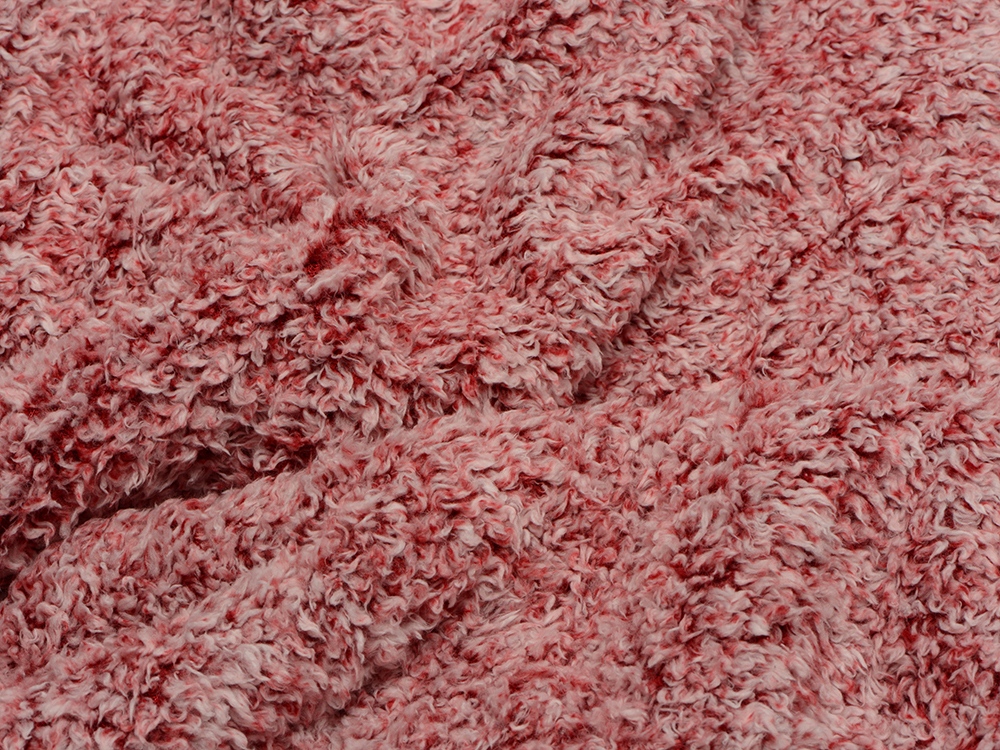 Плед флисовый Ally, бордовый-1