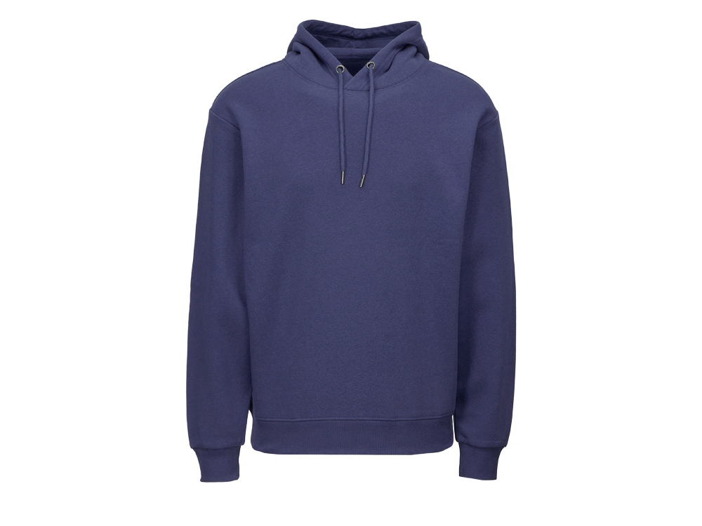 Толстовка с капюшоном оверсайз Lisbon унисекс, темно-синий-9