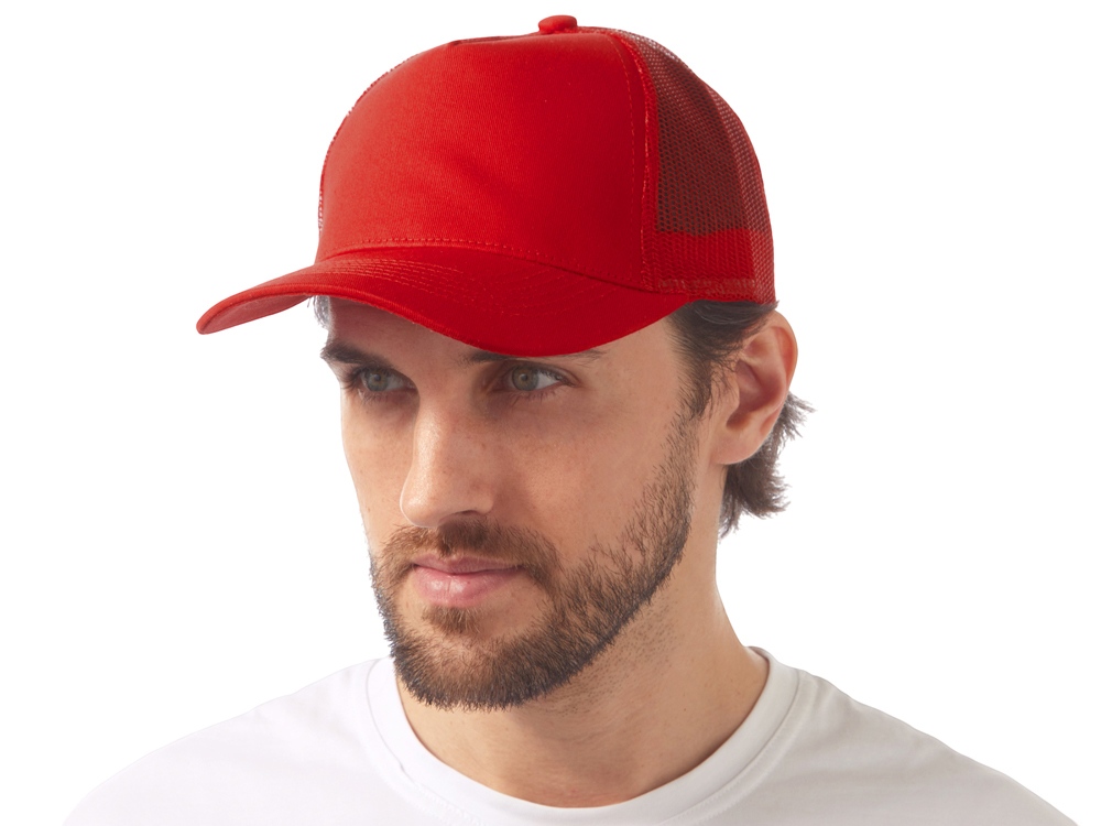 Бейсболка Kansas, красный-1