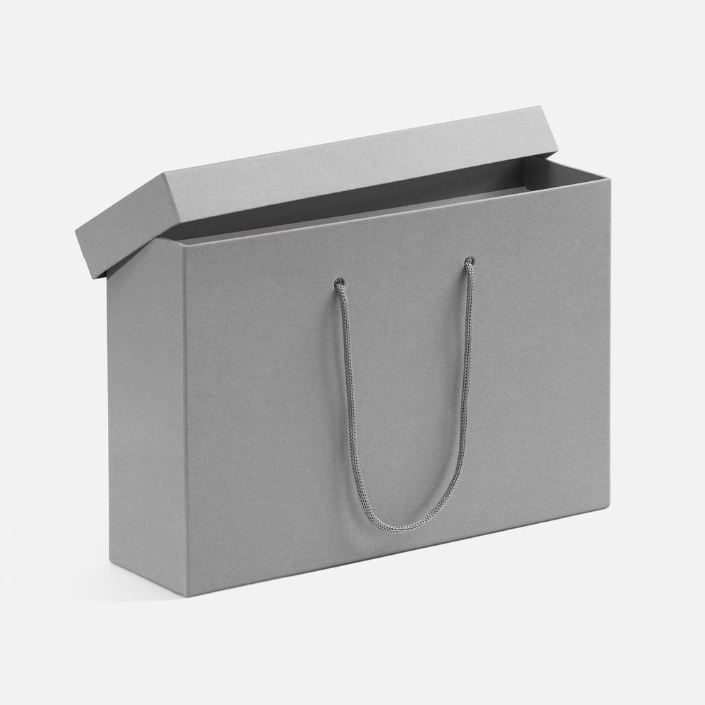 Коробка Handgrip, горизонтальная, серая-1