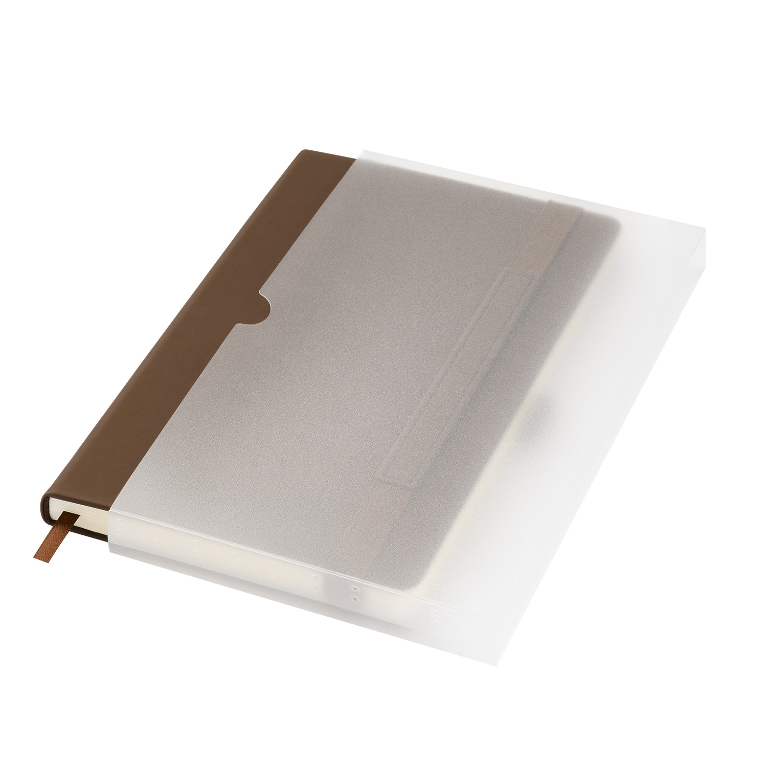 Ежедневник Alpha недатированный, коричневый/бежевый-10