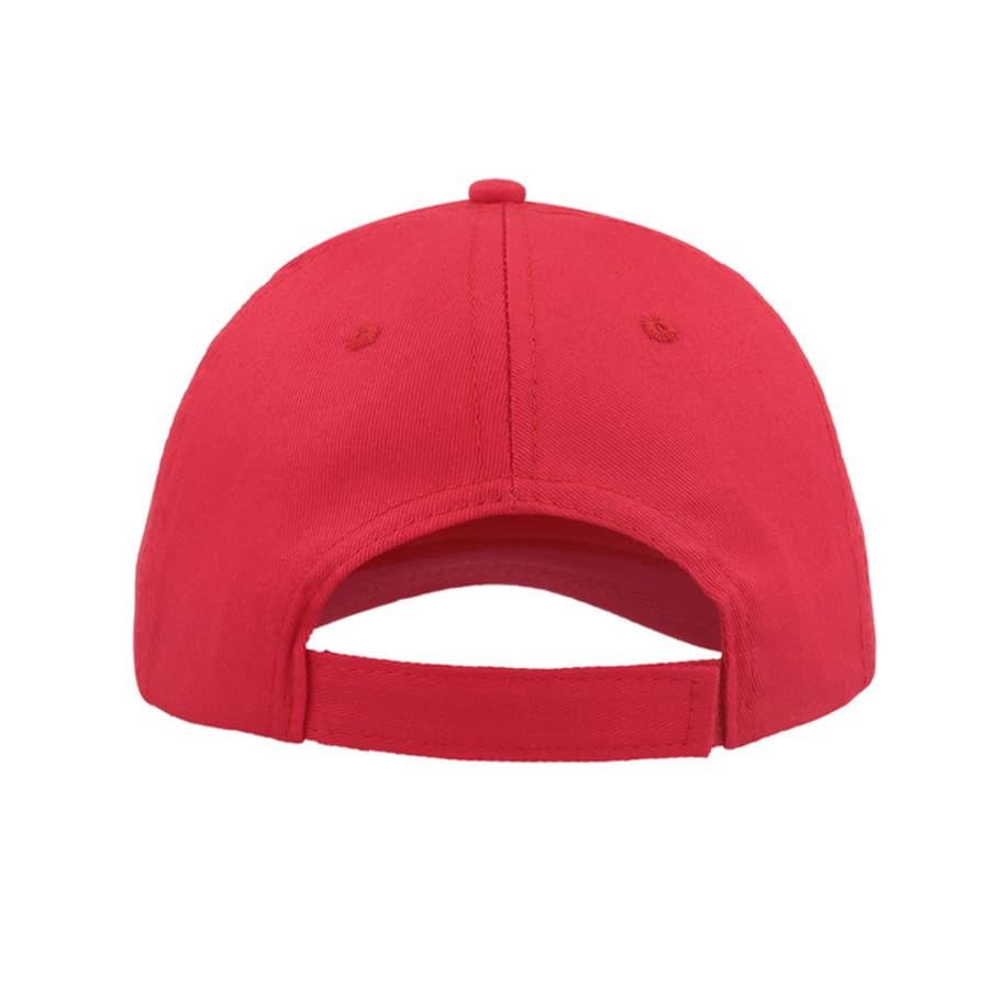 Бейсболка START SIX, 6 клиньев, застежка на липучке, красный-5