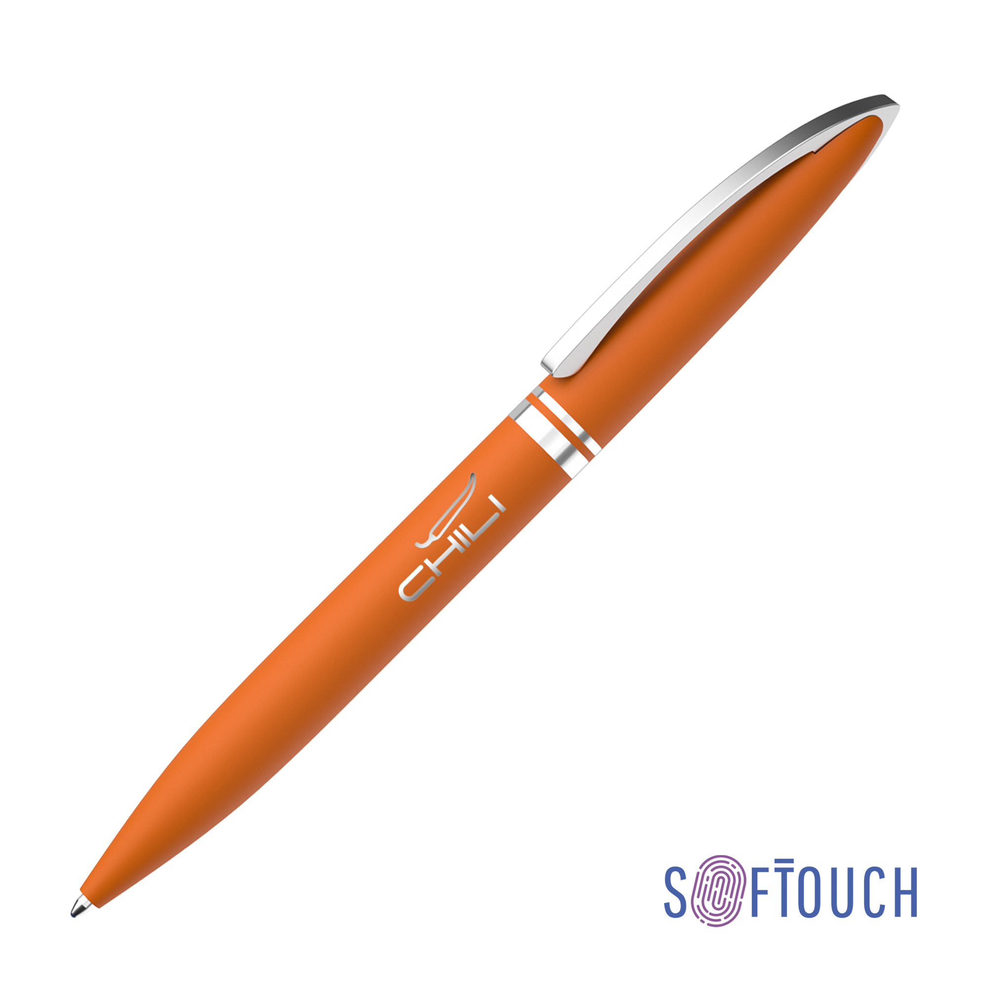 Ручка шариковая "Rocket", покрытие soft touch-0
