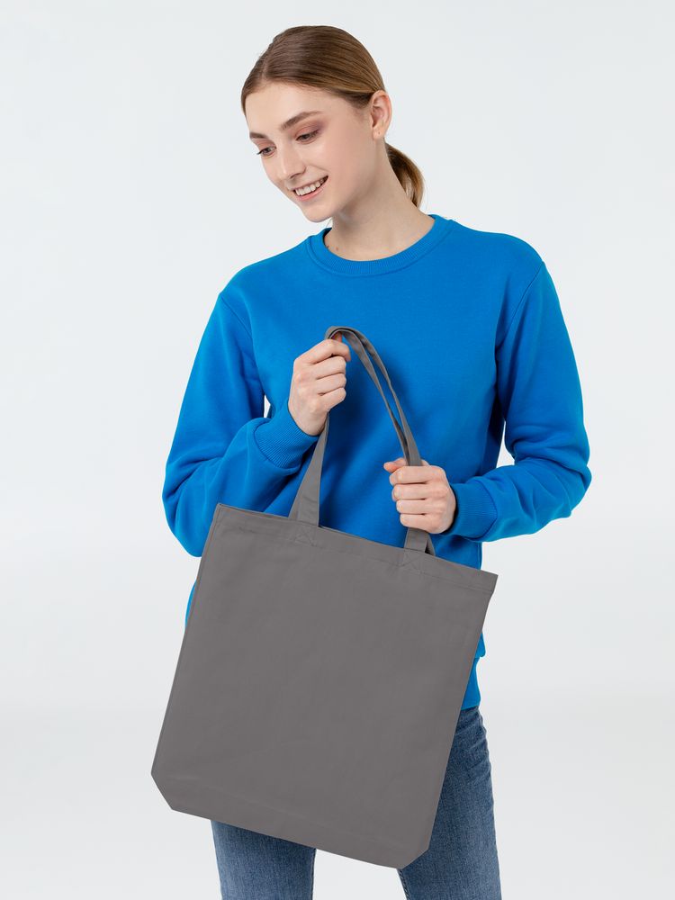 Холщовая сумка Avoska, темно-серая (серо-стальная)-2