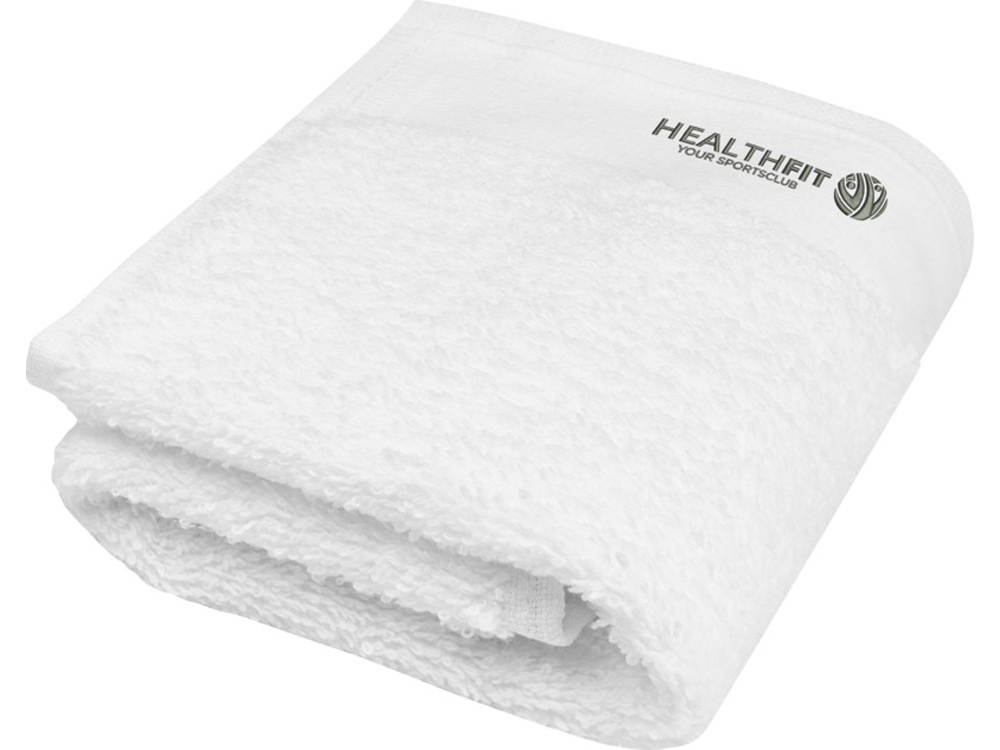 Хлопковое полотенце для ванной Chloe 30x50 см плотностью 550 г/м2, белый-3