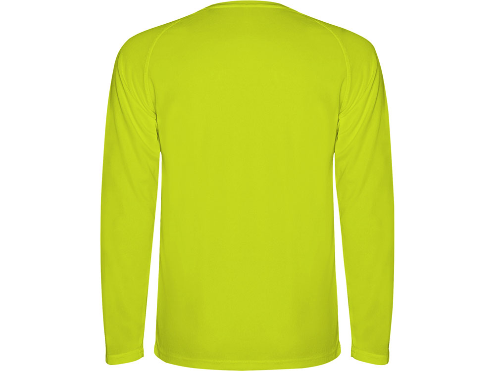 Футболка Montecarlo  мужская с длинным рукавом, неоновый желтый-1