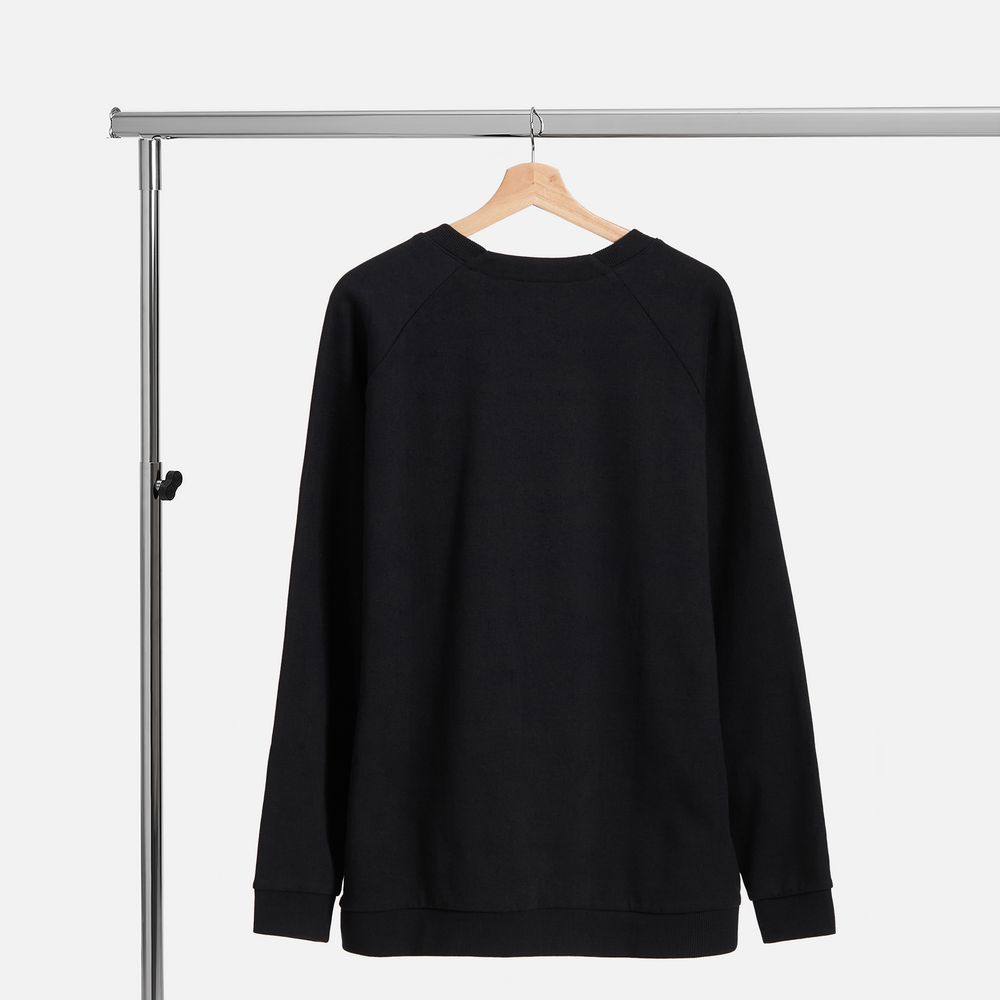 Свитшот унисекс Avenu, черный-3