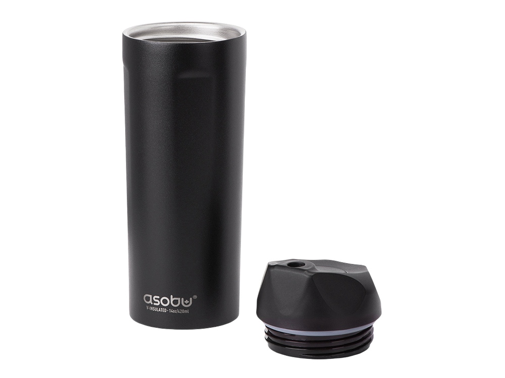 Термокружка EASY ACCESS, 420 мл, черный-4