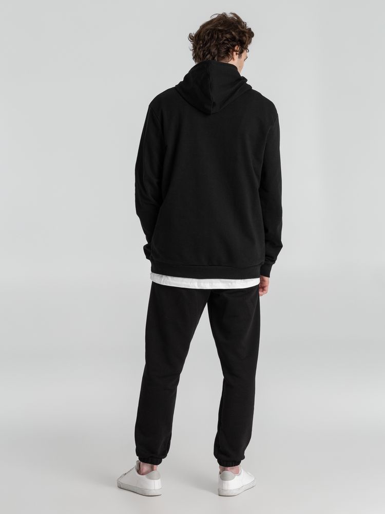 Толстовка с капюшоном унисекс Hoodie, черная-5