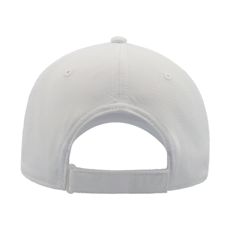 Бейсболка ESTORIL-S, 6 клиньев, застежка на липучке, белый, черный-6