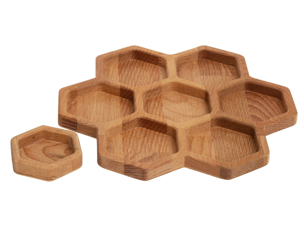 Менажница соты с одной соусницей Соты-1