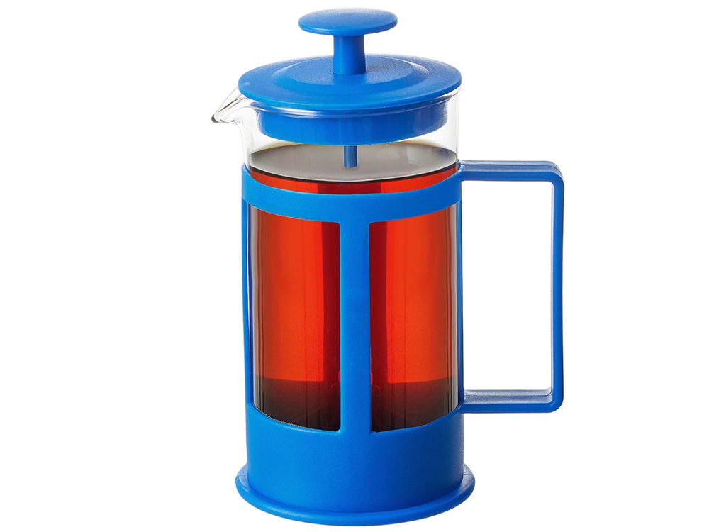 Пластиковый френч-пресс Savor, 350 мл, синий-6