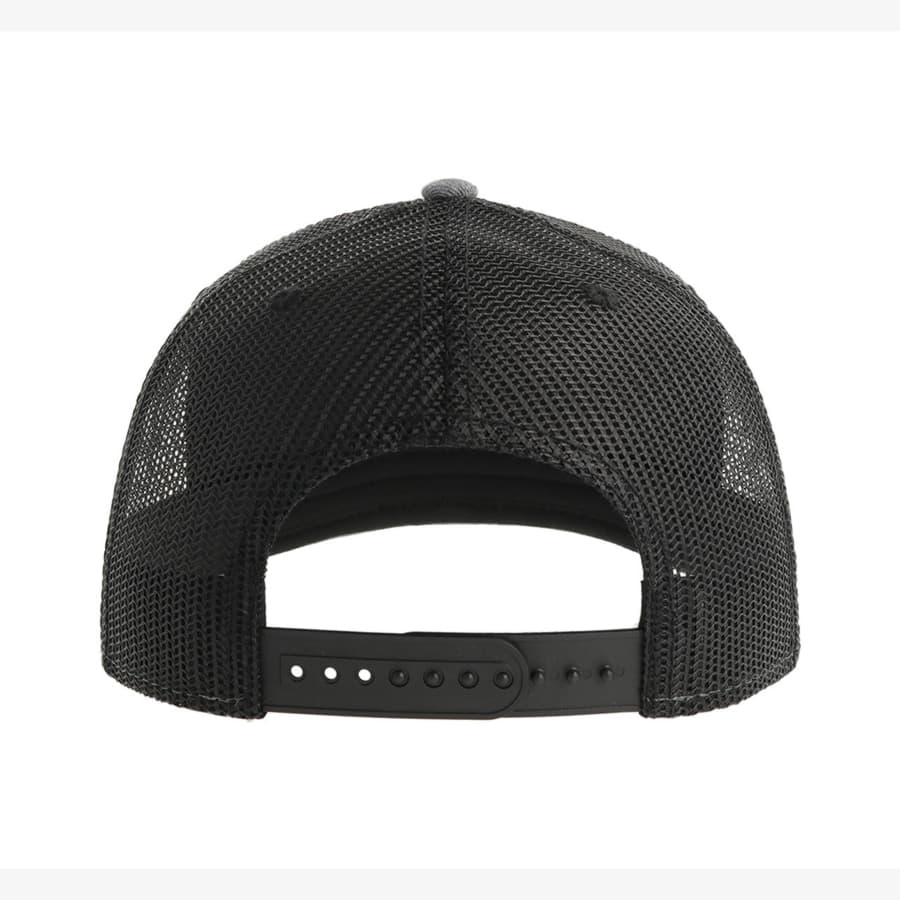 Бейсболка SONIC, 6 клиньев, пластиковая застежка, серый, черный-5