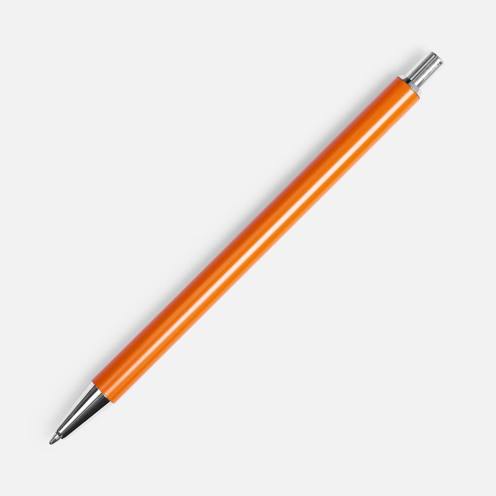 Ручка шариковая Slim Beam, оранжевая-0