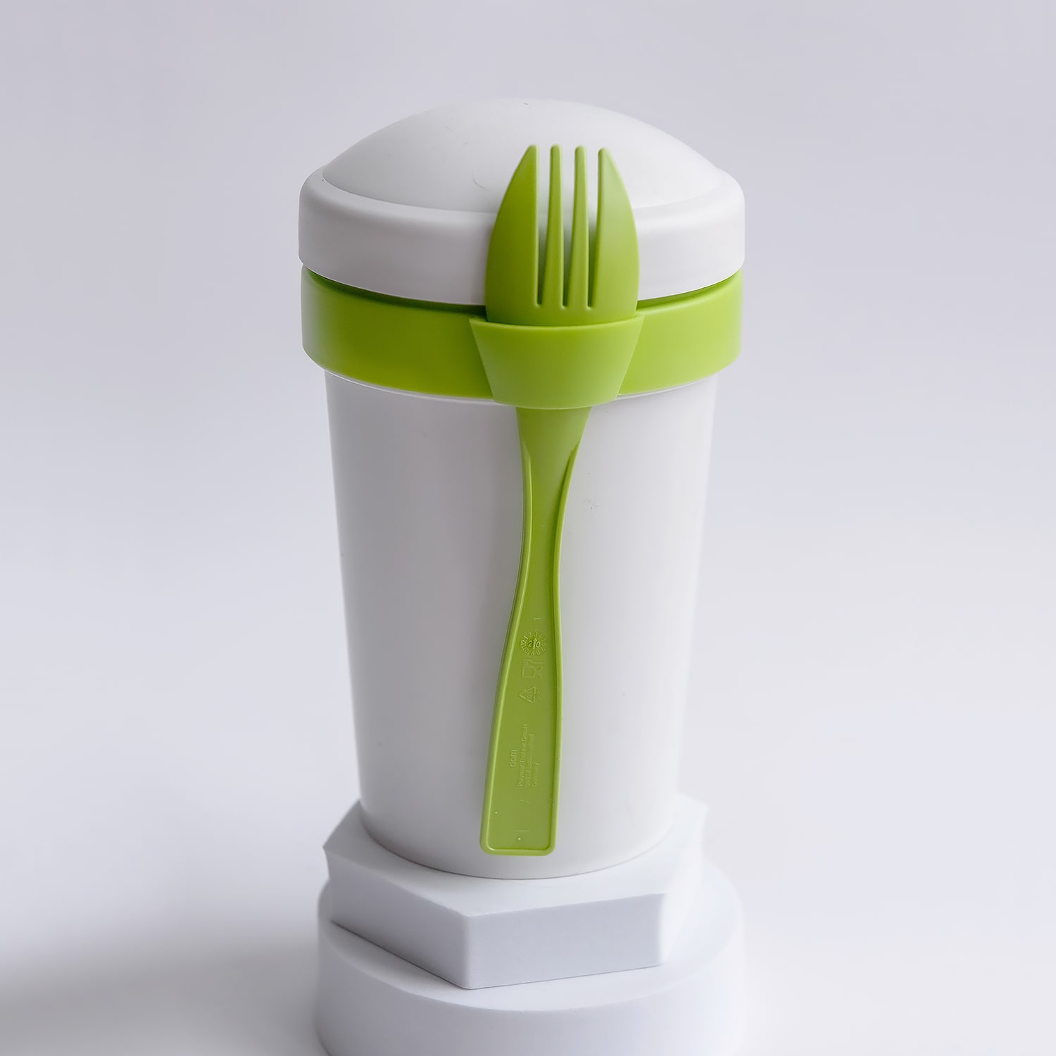 Ланч-бокс Veggie to go Green Line с вилкой (салатовый)-3