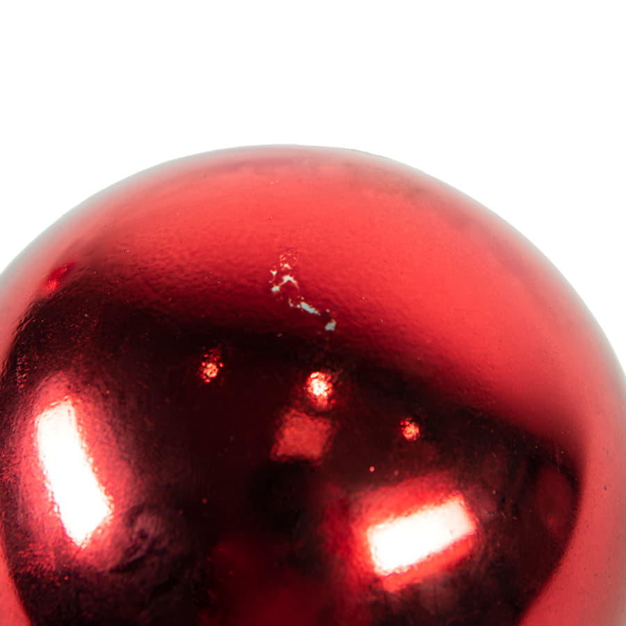 Шар новогодний GLOSS, красный-4