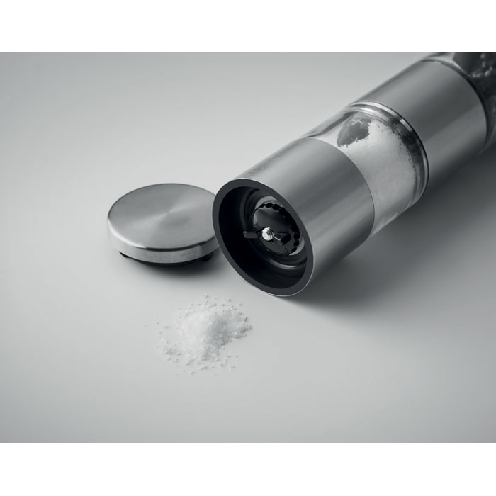 Мельница 2 в 1, тускло-серебряный-3